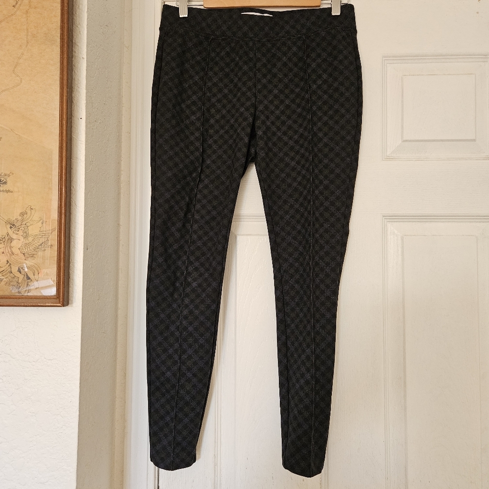 Old Navy Stevie Women's Y2K Black and Blue Checkered Pants Size Medium